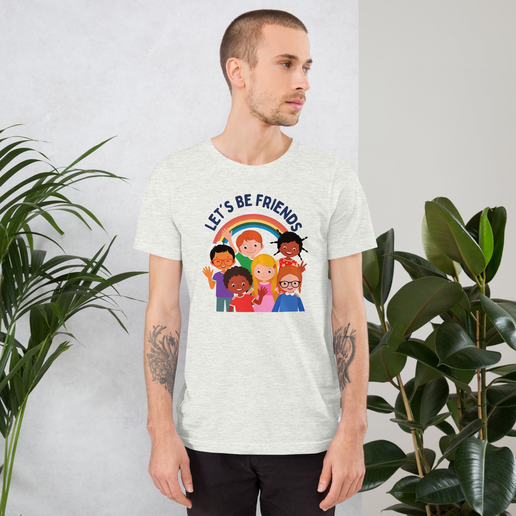 All Of Life Is Art Unisex Milk Sandwich T-Shirt