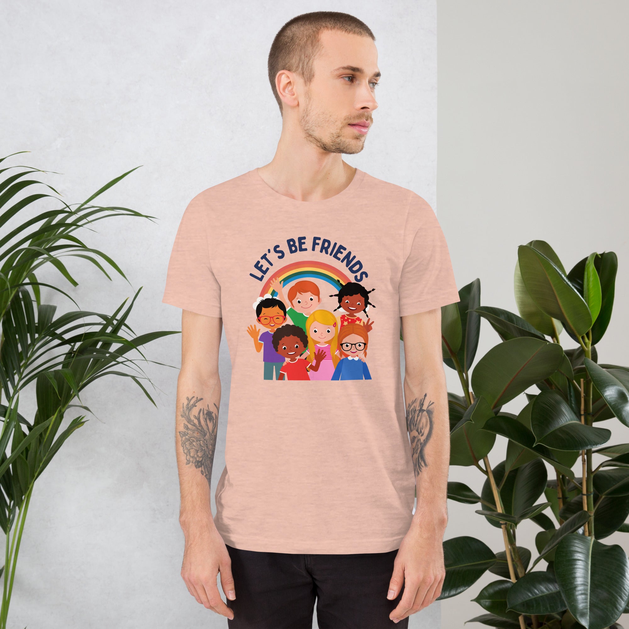 All Of Life Is Art Unisex Milk Sandwich T-Shirt