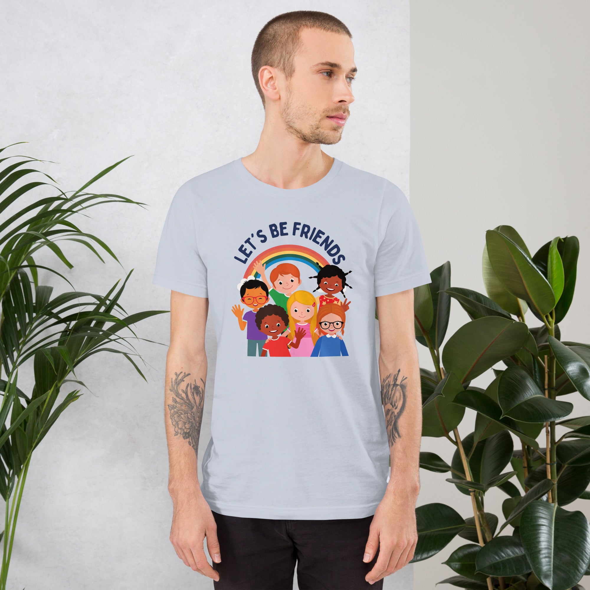 All Of Life Is Art Unisex Milk Sandwich T-Shirt