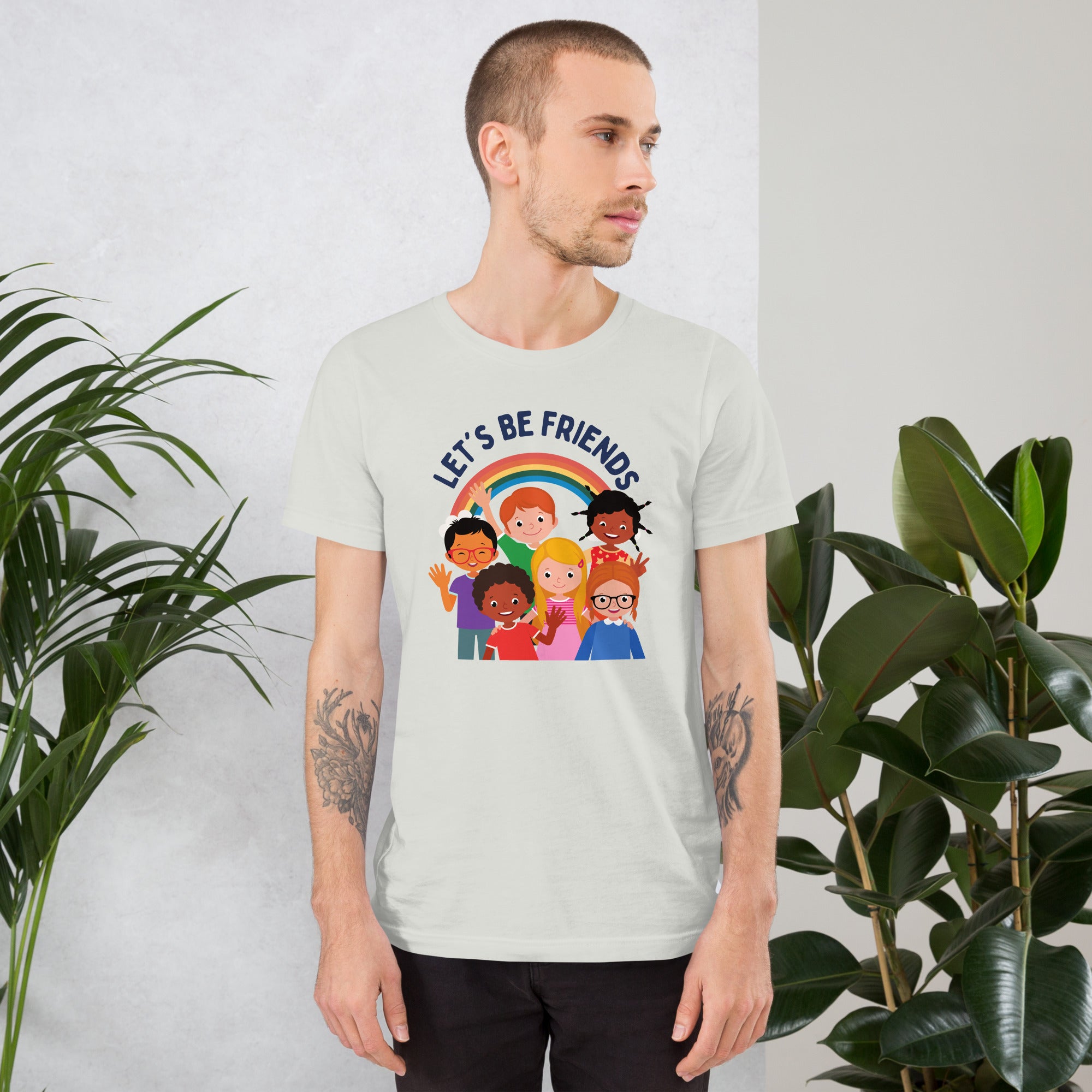 All Of Life Is Art Unisex Milk Sandwich T-Shirt